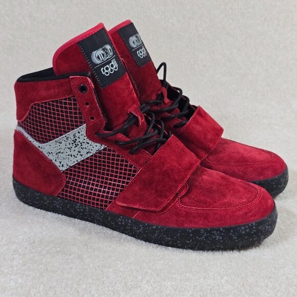 Radii Standard Issue SE Men\'s High Top Red Black Men’s Size 10.5 VTG Y2k main image 12